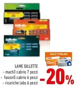 Conad Lame GILLETTE offerta