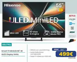 Euronics Hisense 55U79Q offerta