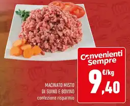 Conad Macinato misto di suino e bovino offerta