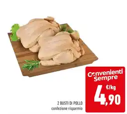 Conad 2 busti di pollo offerta