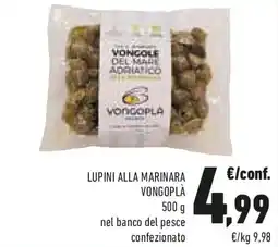 Conad Lupini alla marinara VONGOPLÀ offerta