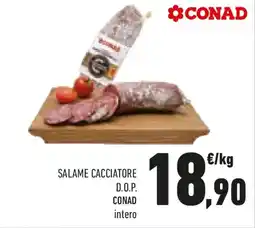 Conad Salame cacciatore D.O.P. CONAD offerta