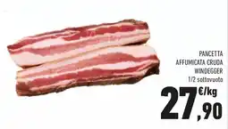 Conad Pancetta affumicata cruda WINDEGGER offerta