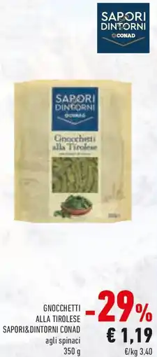 Conad Gnocchetti alla tirolese SAPORI&DINTORNI CONAD offerta