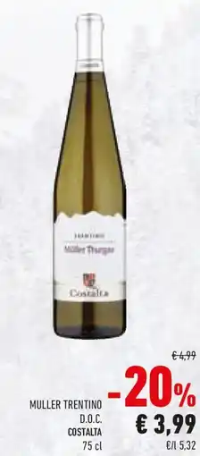 Conad Muller trentino D.O.C. COSTALTA offerta