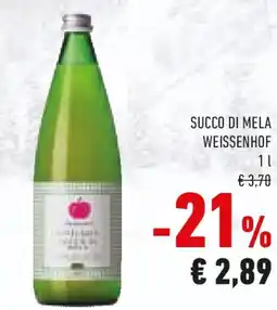 Conad Succo di mela WEISSENHOF offerta