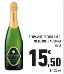 Conad Spumante trento D.O.C. MILLESIMATO ALTEMASI offerta