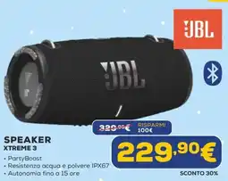 Euronics JBL speaker xtreme 3 offerta