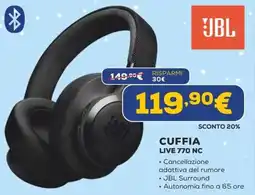 Euronics JBL CUFFIA LIVE 770 NC offerta