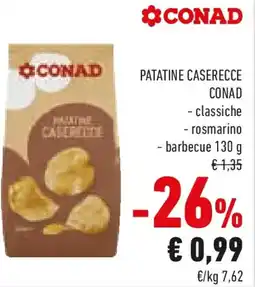 Conad Patatine caserecce CONAD offerta