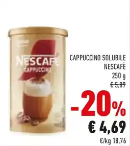 Conad Cappuccino solubile NESCAFÈ offerta