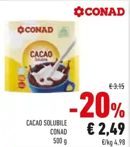 Conad Cacao solubile CONAD offerta