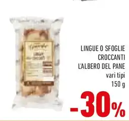 Conad Lingue o sfoglie croccanti l'albero del pane offerta