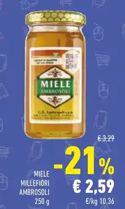 Conad Miele millefiori AMBROSOLI offerta