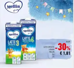 Conad Latte crescita liquido MELLIN 3/4 offerta