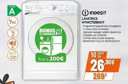 Extracoop INDESIT LAVATRICE MTWC71296WIT offerta