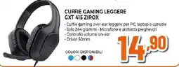 Extracoop CUFFIE GAMING LEGGERE GXT 415 ZIROX offerta