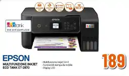 Extracoop EPSON MULTIFUNZIONE INKJET ECO TANK ET-2870 offerta
