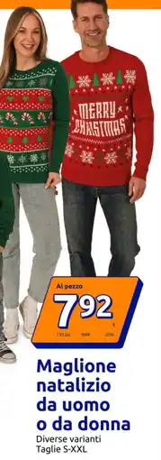 Action Maglione natalizio da uomo o da donna offerta