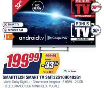 Trony Smarttech Smart TV SMT32S10HC4U2G1 offerta