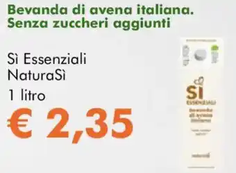 Bevanda di avena italiana Sì Essenziali NaturaSi