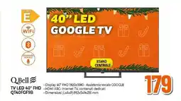 Ipercoop Q.Bell TV LED 40" FHD QT40FGF9B offerta