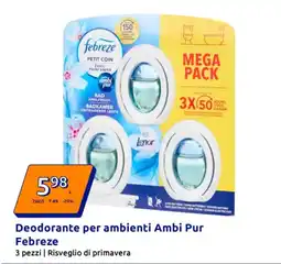 Action Deodorante per ambienti Ambi Pur Febreze offerta