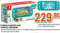 Ipercoop SWITCH Console switch lite +animal crossing offerta
