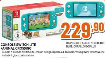 SWITCH Console switch lite +animal crossing