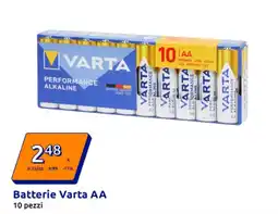 Action Batterie Varta AA offerta