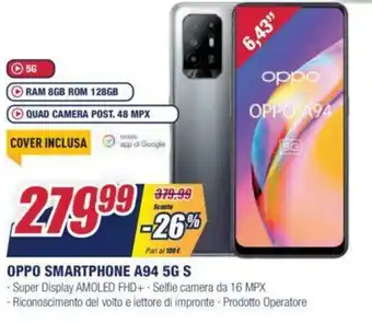 Trony Oppo Smartphone A94 5G S offerta
