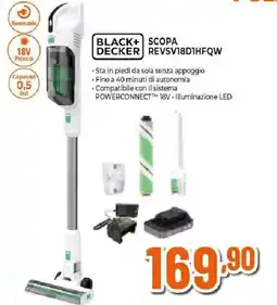 Ipercoop BLACK+ SCOPA DECKER REVSV18D1HFQW offerta