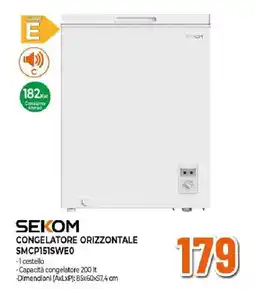 Ipercoop SEKOM CONGELATORE ORIZZONTALE SMCP151SWEO offerta