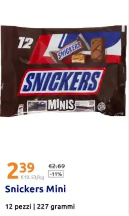 Action Snickers Mini offerta