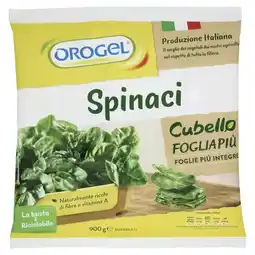 Ipercoop SPINACI CUBELLO FOGLIA PIÙ OROGEL offerta