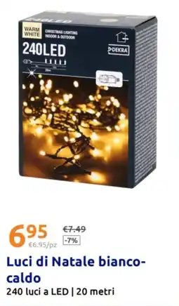 Action Luci di Natale bianco-caldo offerta