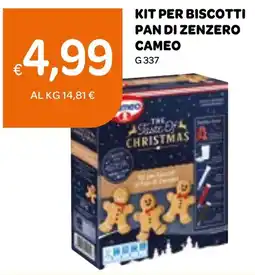 Ekom Kit per biscotti pan di zenzero CAMEO offerta