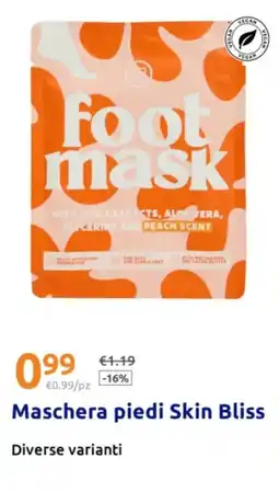 Action Maschera piedi Skin Bliss offerta