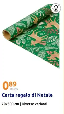 Action Carta regalo di Natale offerta