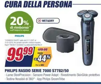 Trony Philips Rasoio SErie 7000 S7782/50 offerta