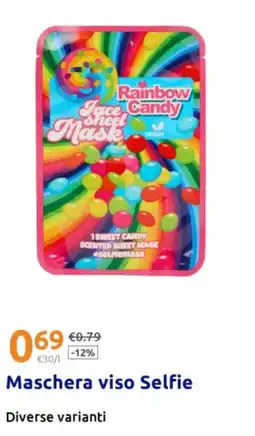 Action Maschera viso Selfie offerta