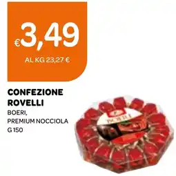 Ekom Confezione rovelli boeri, premium nocciola offerta