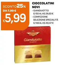 Ekom Cioccolatini NOVI offerta