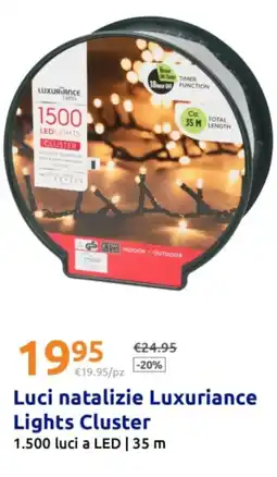 Action Luci natalizie Luxuriance Lights Cluster offerta