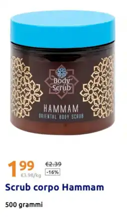 Action Scrub corpo Hammam offerta