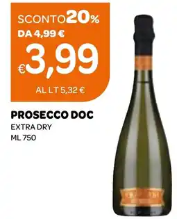 Ekom Prosecco doc extra dry offerta