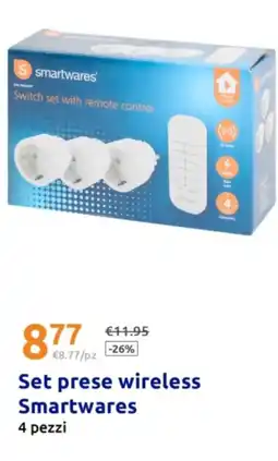 Action Set prese wireless Smartwares offerta