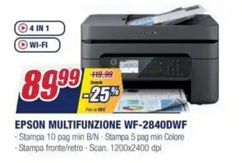 Trony Epson Multifunzione WF-2840DWF offerta