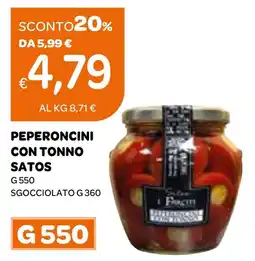 Ekom Peperoncini con tonno SATOS offerta