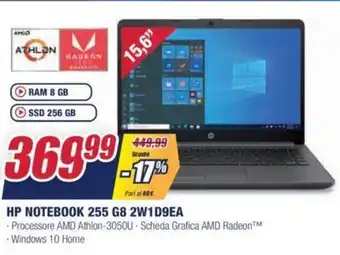 Trony HP Notebook 255 G8 2W1D9EA offerta